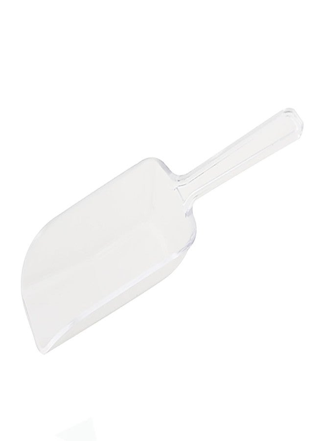 CXMTECH 12PCS 4.5 inch Transparent Mini Acrylic Plastic Kitchen Spoon Food Spoon for Weddings Candy Dessert Buffets Ice Cream Protein Powder Coffee Tea - Image 5
